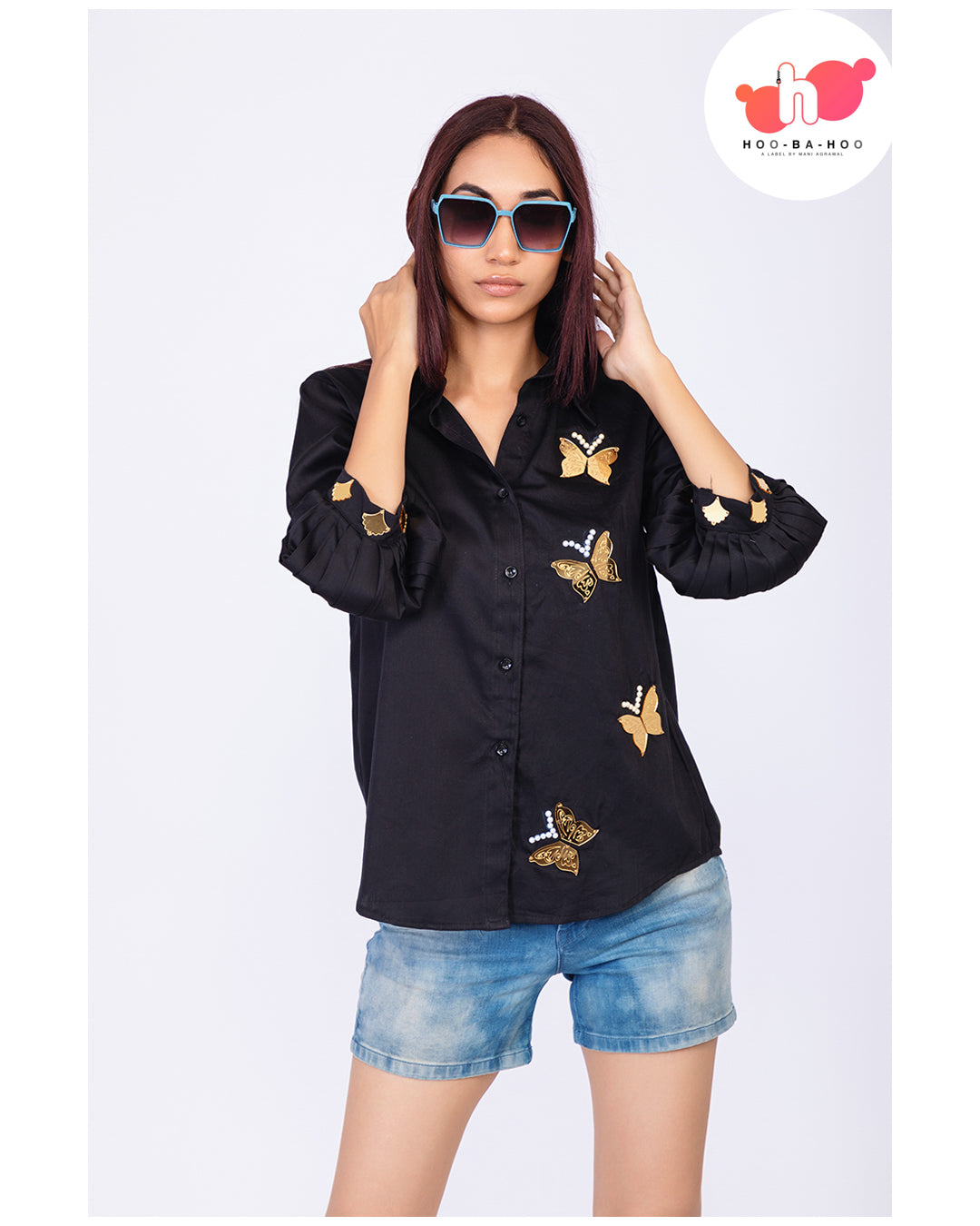 Black Butterfly shirt