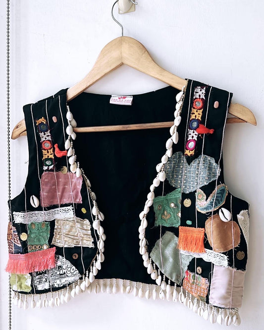 Black Boho shrug