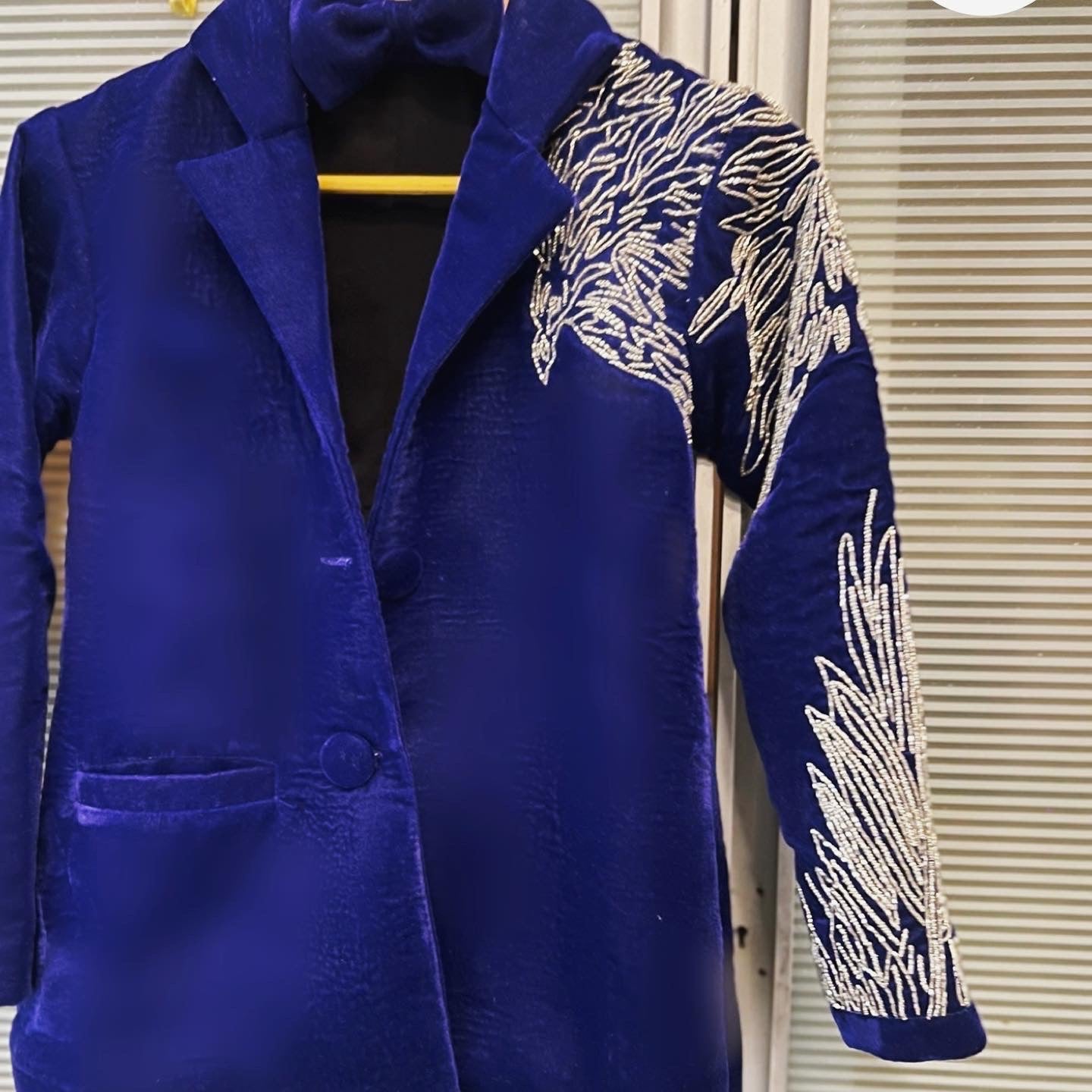 Royal Blue Eagle Blazer