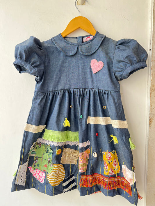 Denim Boho frock
