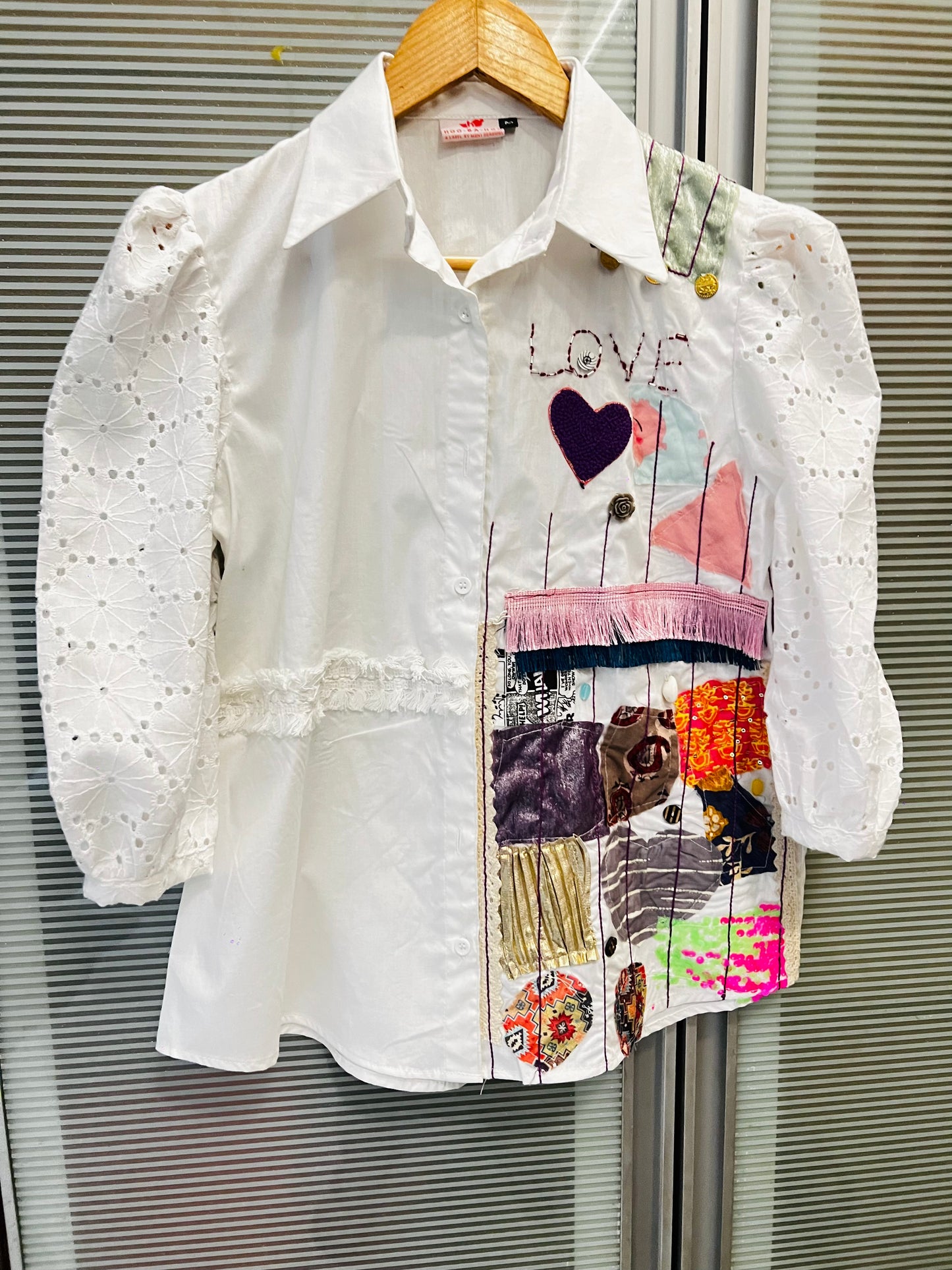 White Boho shirt