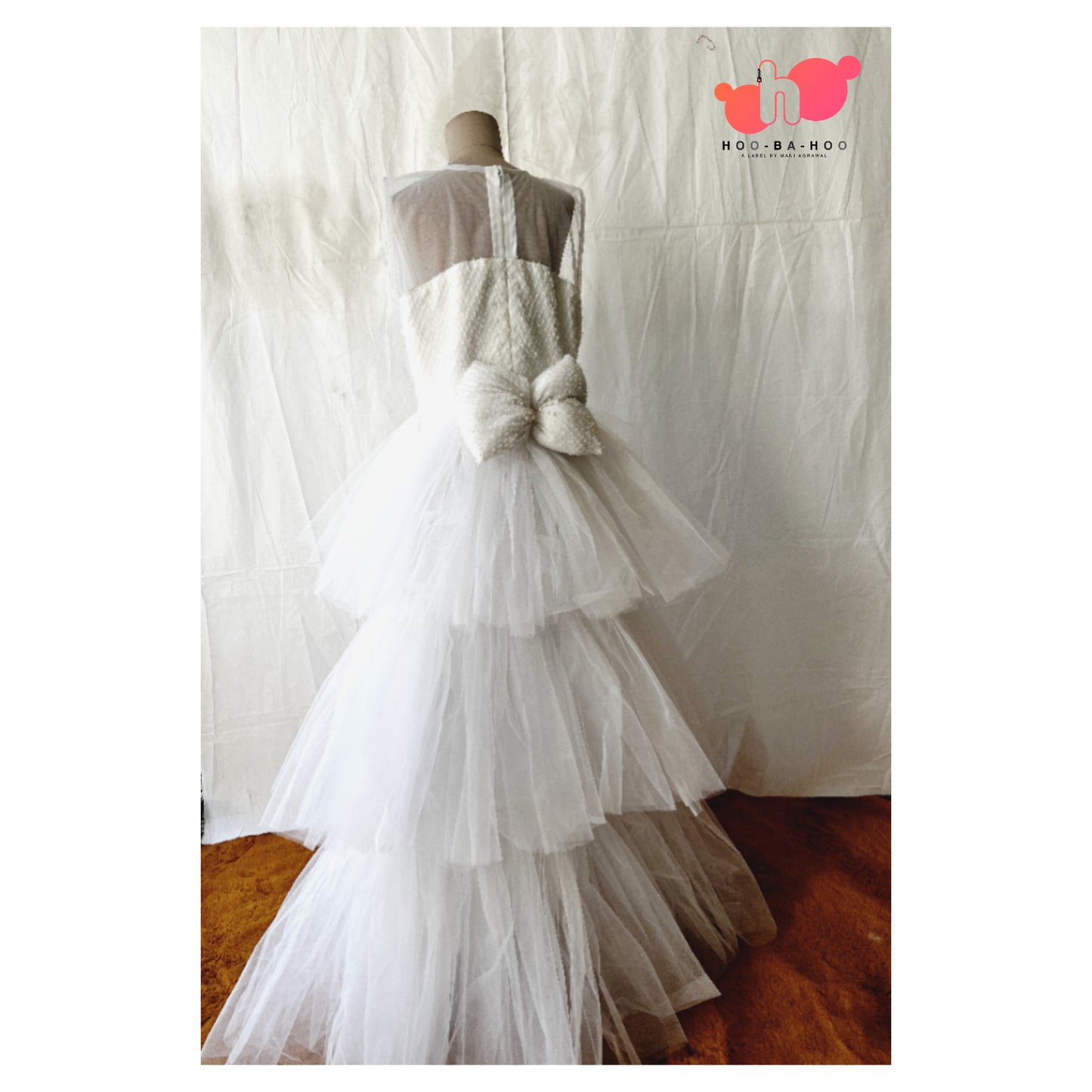 White Fairy gown (DETACHABLE BOW)